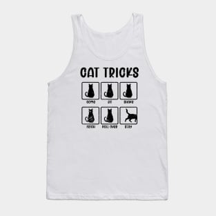 Cat Tricks Funny Feline Kitten Kitty Pet Owner Tank Top